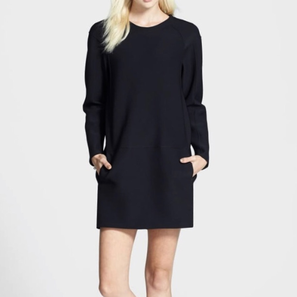 NWOT JBRAND BLACK COLEEN SCUBA DRESS SIZE XS